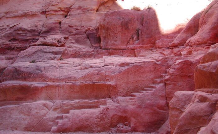 Petra walls Jordan Far Horizons tour