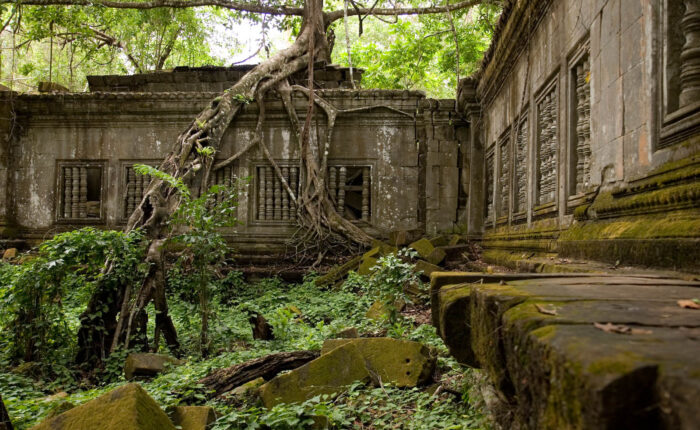 Beng Melea ruined temple Far Horizons Cambodia tour