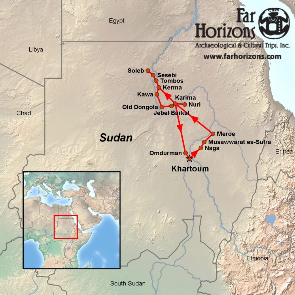 sudan tour itinerary